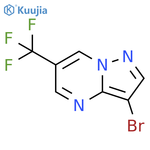 3-bromo-6-(trifluoromethyl)pyrazolo[1,5-a]pyrimidine structure
