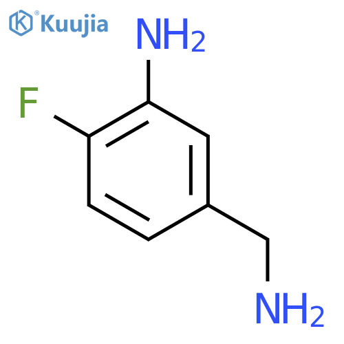 3-Amino-4-fluorobenzylamine structure