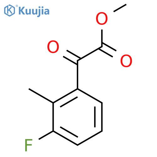 Methyl 3-fluoro-2-methylbenzoylformate structure