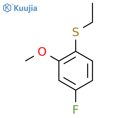 Ethyl 4-fluoro-2-methoxyphenyl sulfide structure