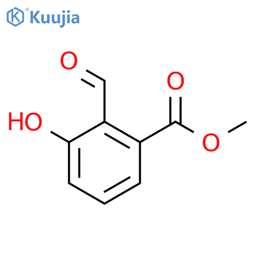 methyl 2-formyl-3-hydroxybenzoate structure