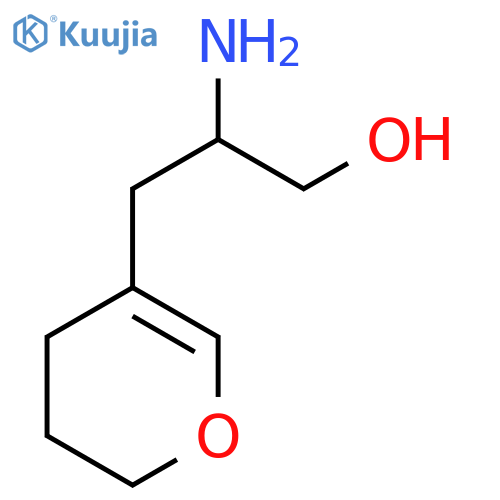 2-amino-3-(3,4-dihydro-2H-pyran-5-yl)propan-1-ol structure