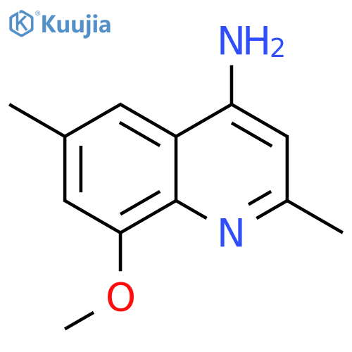 8-Methoxy-2,6-dimethyl-quinolin-4-ylamine structure