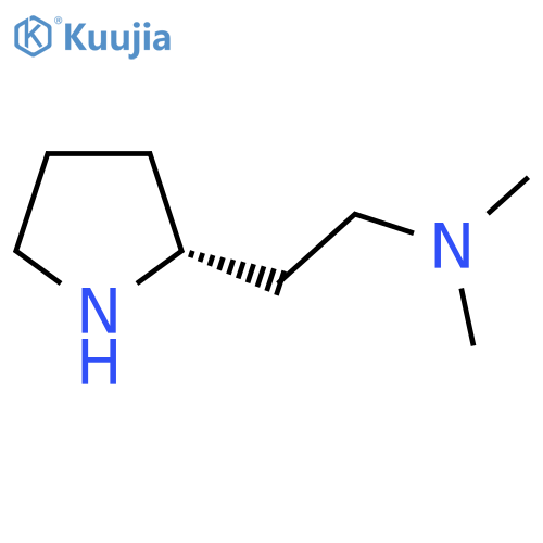 (R)-N,N-Dimethyl-2-(pyrrolidin-2-yl)ethanamine structure