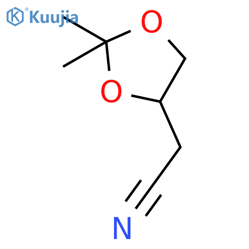 (S)-2-(2,2-Dimethyl-1,3-dioxolan-4-yl)acetonitrile structure