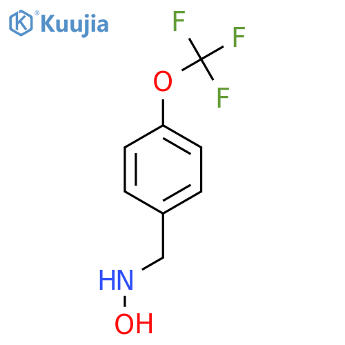 N-{4-(trifluoromethoxy)phenylmethyl}hydroxylamine structure