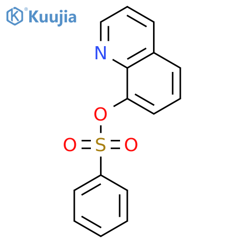 8-Quinolinol, benzenesulfonate (ester) structure