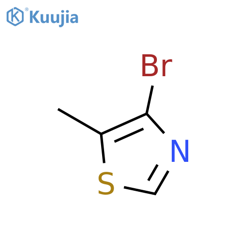 4-Bromo-5-methylthiazole structure