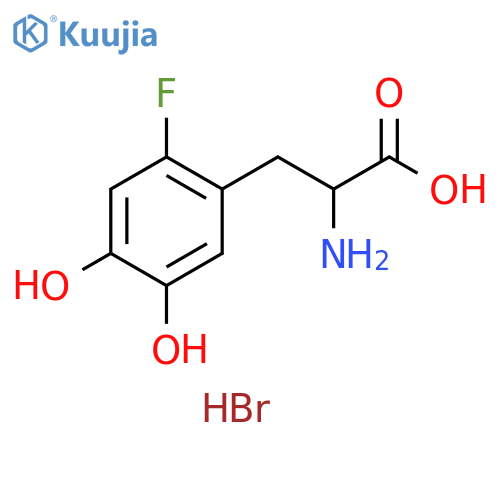 6-Fluoro DL-DOPA Hydrobromide Salt structure