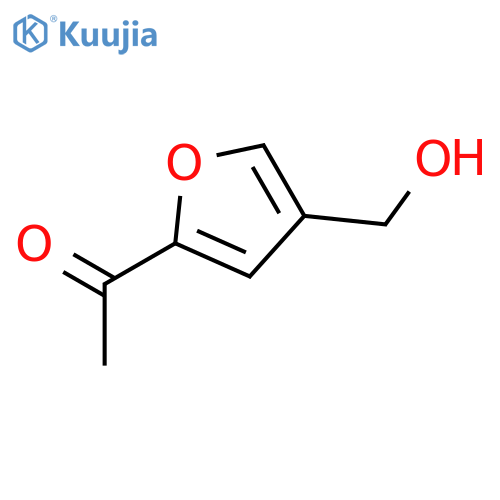 Ethanone, 1-[4-(hydroxymethyl)-2-furanyl]- (9CI) structure