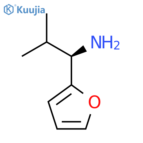 (R)-1-(2-Furyl)-2-methylpropane-1-amine structure