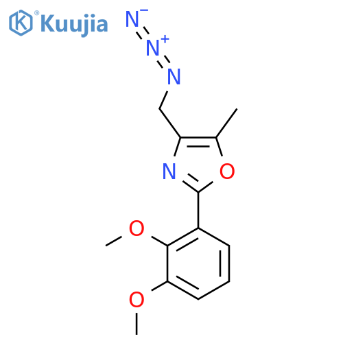 4-(Azidomethyl)-2-(2,3-dimethoxyphenyl)-5-methyl-1,3-oxazole structure