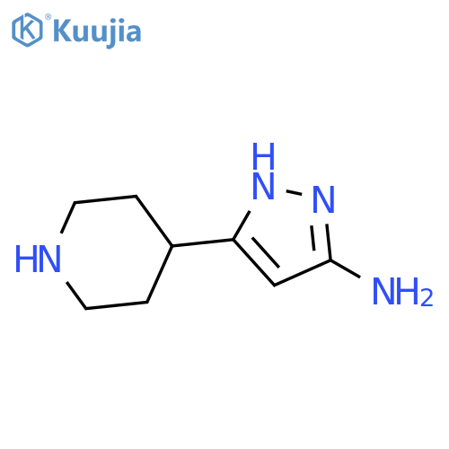 3-(piperidin-4-yl)-1H-pyrazol-5-amine structure