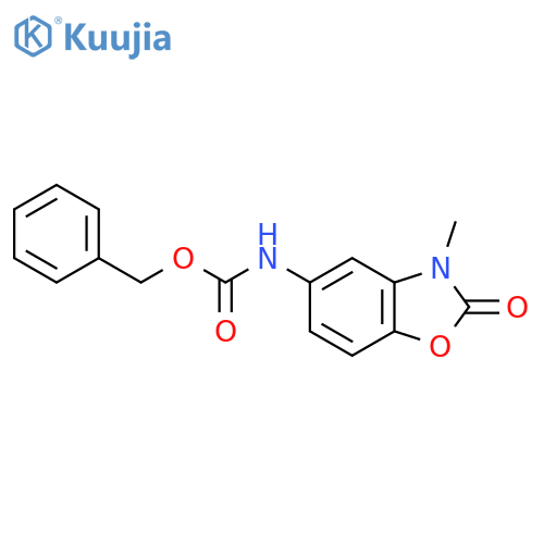benzyl N-(3-methyl-2-oxo-2,3-dihydro-1,3-benzoxazol-5-yl)carbamate structure