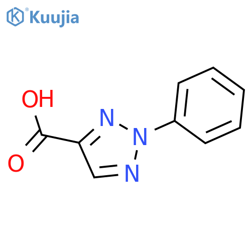 2-Phenyl-2H-1,2,3-triazole-4-carboxylic acid structure