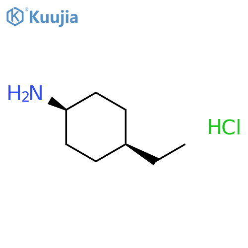 Cyclohexanamine, 4-ethyl-, hydrochloride, cis- structure