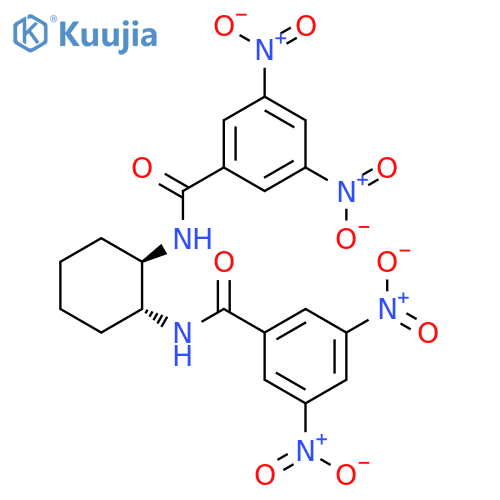 Benzamide,N,N'-(1R,2R)-1,2-cyclohexanediylbis[3,5-dinitro-, trans- (9CI) structure