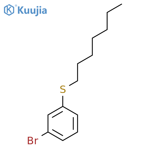 1-Bromo-3-n-heptylthiobenzene structure