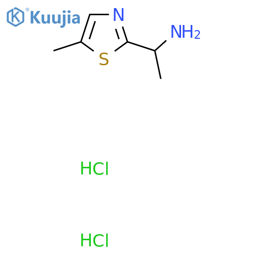 1-(5-methyl-1,3-thiazol-2-yl)Ethylamine Dihydrochloride structure