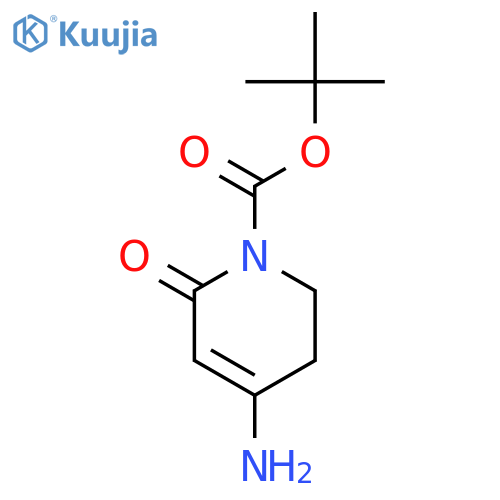 Tert-butyl 4-amino-2-oxo-5,6-dihydropyridine-1(2H)-carboxylate structure