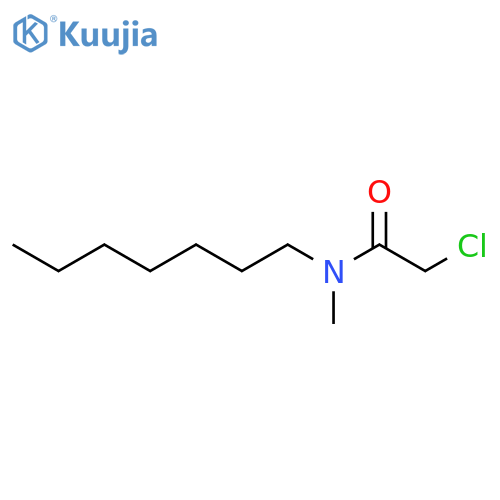 Acetamide, 2-chloro-N-heptyl-N-methyl- structure