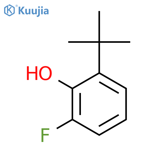 2-tert-butyl-6-fluorophenol structure