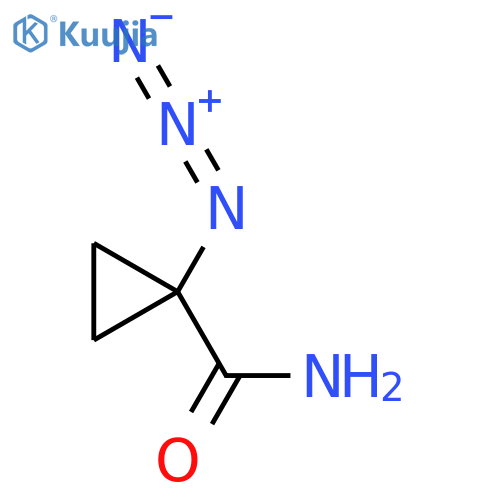 1-Azidocyclopropane-1-carboxamide structure
