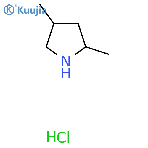 2,4-dimethylpyrrolidine;hydrochloride structure