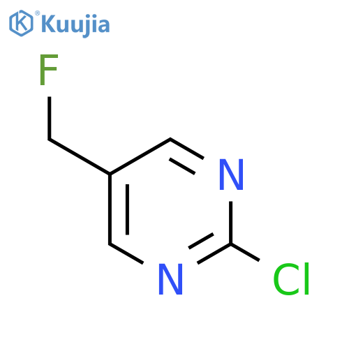 2-chloro-5-(fluoromethyl)pyrimidine structure