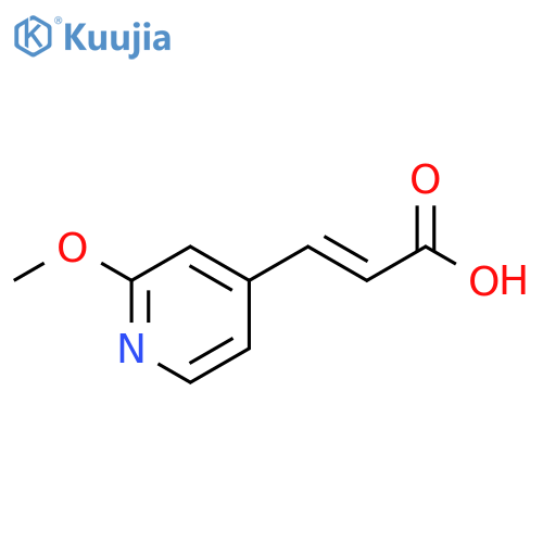 3-(2-methoxypyridin-4-yl)prop-2-enoic acid structure