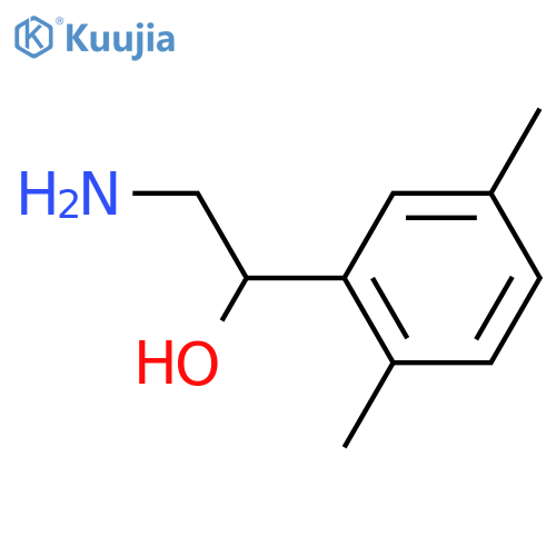 2-amino-1-(2,5-dimethylphenyl)ethan-1-ol structure