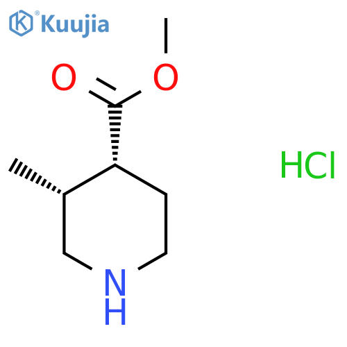 methyl cis-3-methylpiperidine-4-carboxylate;hydrochloride structure