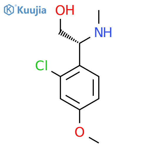 (2R)-2-(2-CHLORO-4-METHOXYPHENYL)-2-(METHYLAMINO)ETHAN-1-OL structure