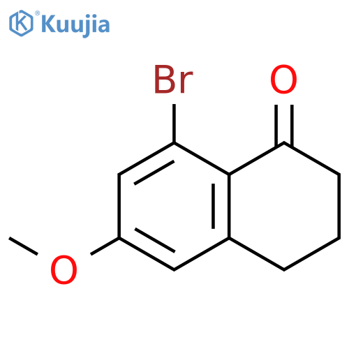 8-Bromo-6-methoxy-3,4-dihydronaphthalen-1(2H)-one structure