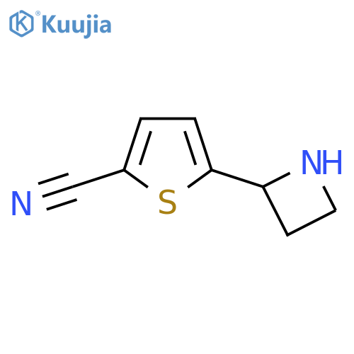 5-(azetidin-2-yl)thiophene-2-carbonitrile structure