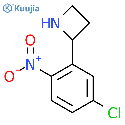 2-(5-chloro-2-nitrophenyl)azetidine structure