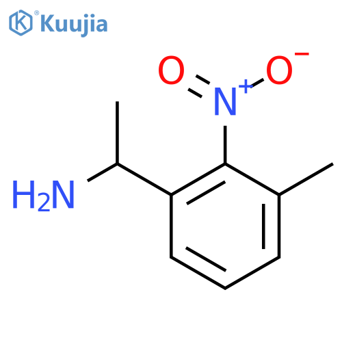 1-(3-methyl-2-nitrophenyl)ethan-1-amine structure