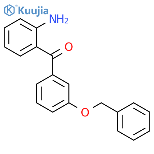 Methanone, (2-aminophenyl)[3-(phenylmethoxy)phenyl]- structure