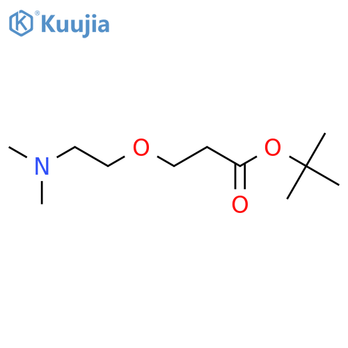 tert-Butyl 3-(2-(Dimethylamino)ethoxy)propanoate structure