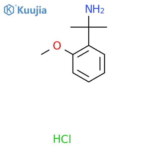 2-(2-Methoxyphenyl)propan-2-amine hydrochloride structure