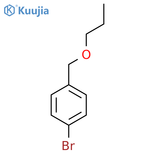 4-Bromobenzyl alcohol, n-propyl ether structure