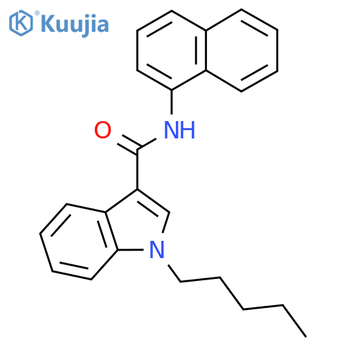 N-1-Naphthalenyl-1-pentyl-1H-indole-3-carboxamide structure