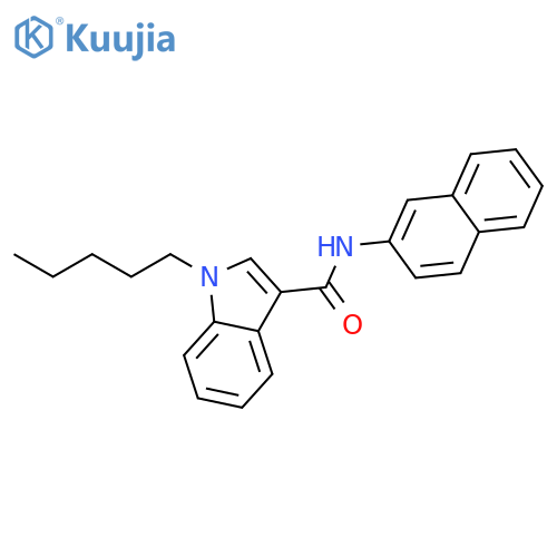 N-2-Naphthalenyl-1-pentyl-1H-indole-3-carboxamide structure