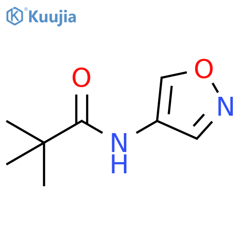 2,2-dimethyl-N-(1,2-oxazol-4-yl)propanamide structure