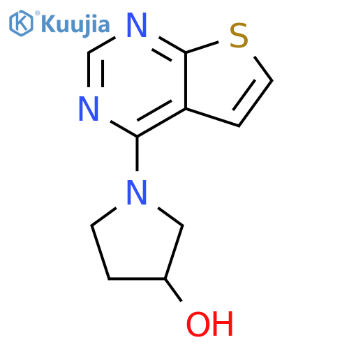 1-{thieno[2,3-d]pyrimidin-4-yl}pyrrolidin-3-ol structure