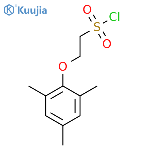 2-(2,4,6-trimethylphenoxy)ethane-1-sulfonyl chloride structure