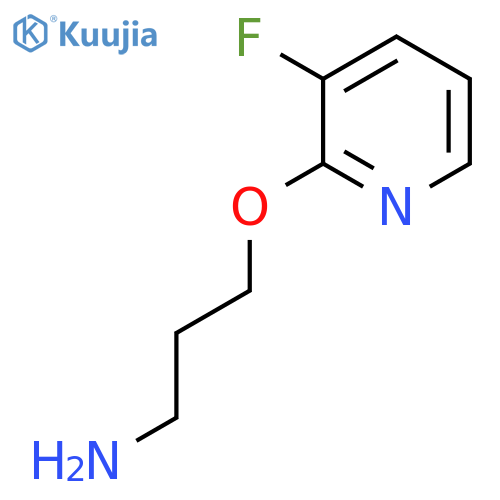 3-(3-fluoropyridin-2-yl)oxypropan-1-amine structure