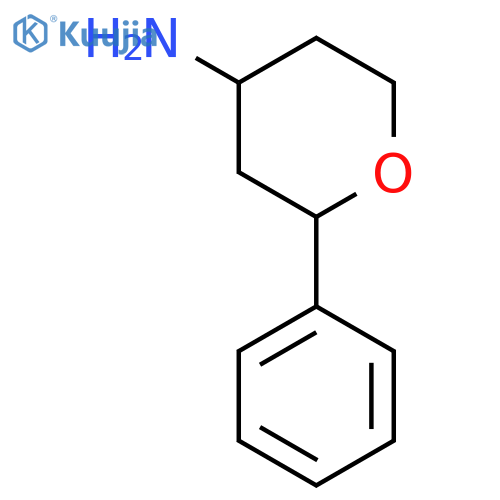 2-Phenyloxan-4-amine structure