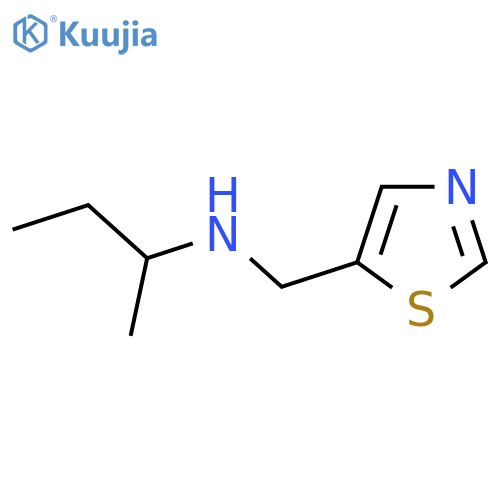 (butan-2-yl)(1,3-thiazol-5-yl)methylamine structure