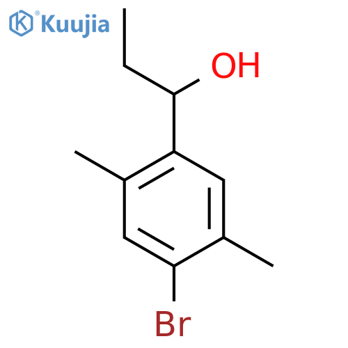 1-(4-Bromo-2,5-dimethylphenyl)propan-1-ol structure
